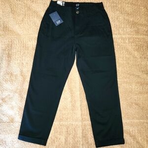 Gap Ladies Classic Twill Pant Size 6 True Black Preppy
